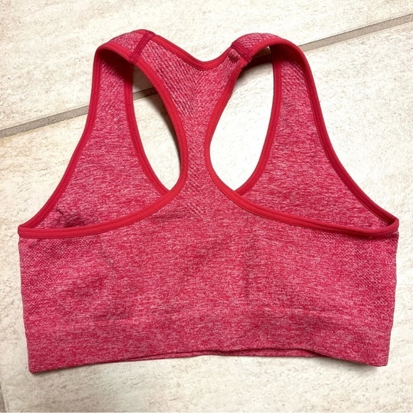 Skechers Small Sports Bra Red Pullover Wireless Removable Pads Racerback size S - Picture 3 of 4